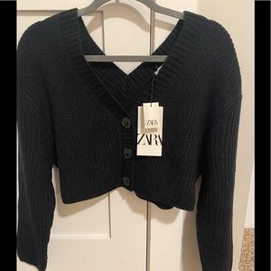 NWT Zara cropped cardigan